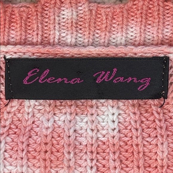 Elena Wang Oversized Unicorn Tie Dye Distressed Sweater L - Picture 8 of 9